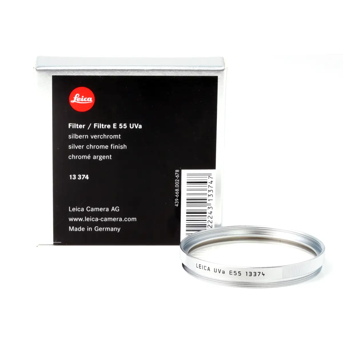 Buy Leica E55 UVa Glass Filter - Silver (13374) - E-Infinity