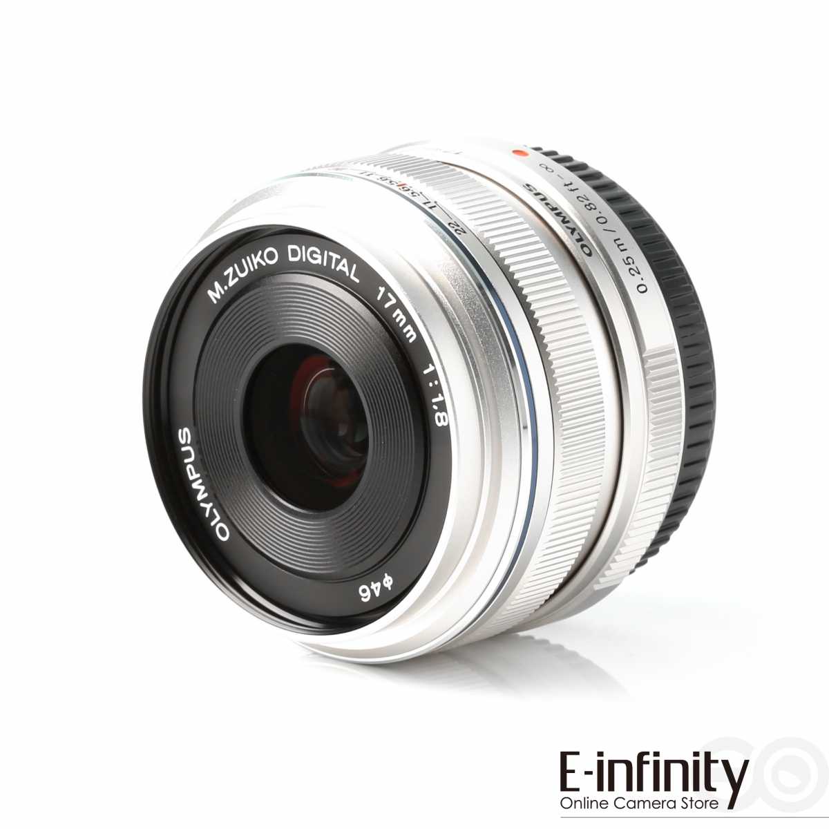 Buy Olympus M.ZUIKO DIGITAL 17mm f/1.8 Lens (Silver) - E-Infinity