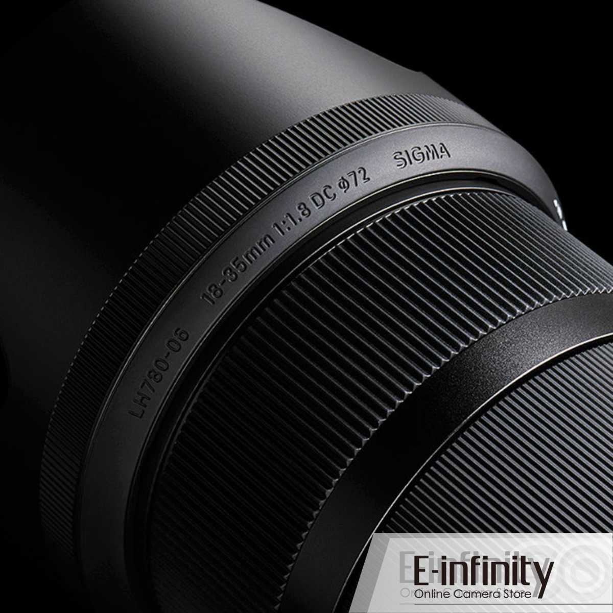 Buy Sigma AF 18-35mm F1.8 DC HSM Lens Art Series Nikon - E-Infinity