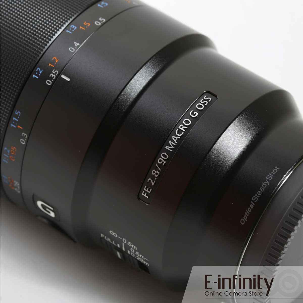 Buy Sony FE 90mm f/2.8 Macro G OSS Lens SEL90M28G - E-Infinity