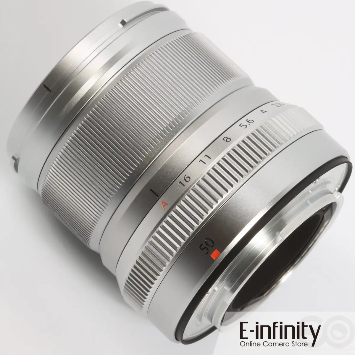 Buy Fujifilm XF 50mm f/2 R WR Lens (Silver) - E-Infinity