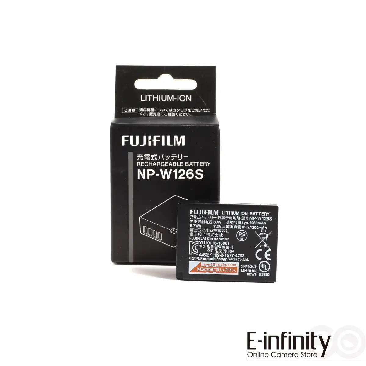 富士フイルム NP-W126S 充電式バッテリー Fujifilm X-HF1 Black + NP-W126S Battery - Foto Erhardt