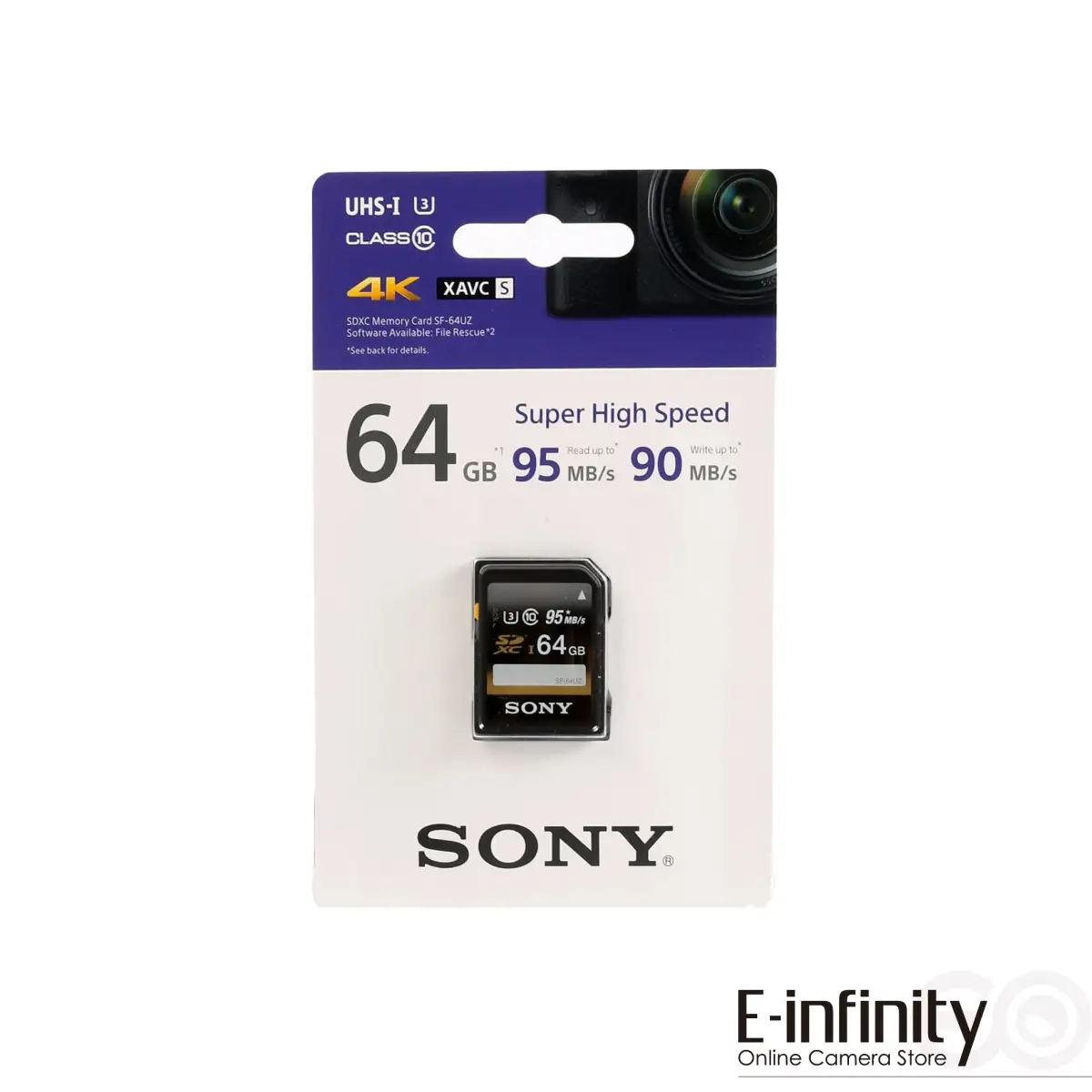Buy Sony 64GB SF-UZ Series UHS-I SDXC Memory Card (SF-64UZ) E