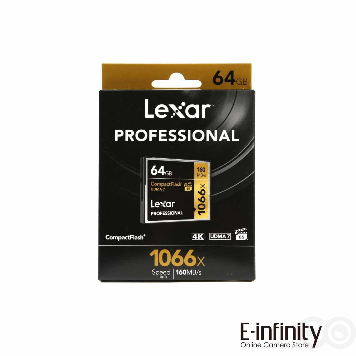 LEXAR - Carte mémoire Compact Flash Compact Flash PROFESSIONAL (160Mo/s  1066x) 256 GB