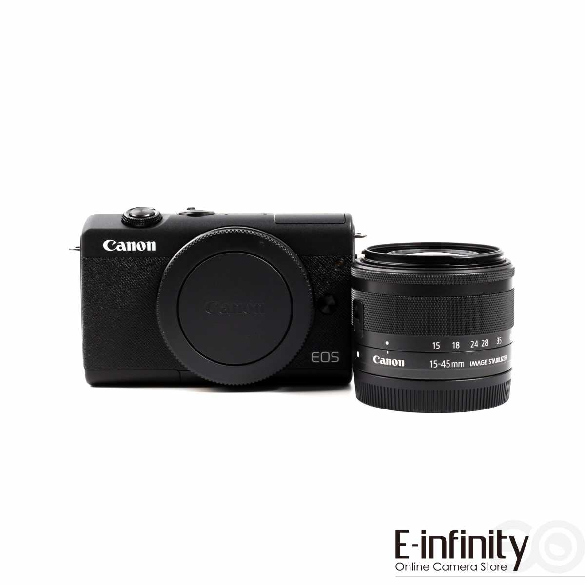 Canon EOS M200 Mirrorless Digital Camera with 15-45mm Lens (Black)