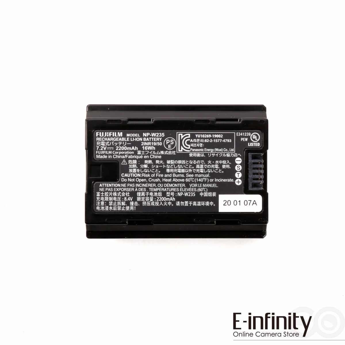 Buy Fujifilm NP-W235 Lithium-Ion Battery for X-T4 Camera - E-Infinity