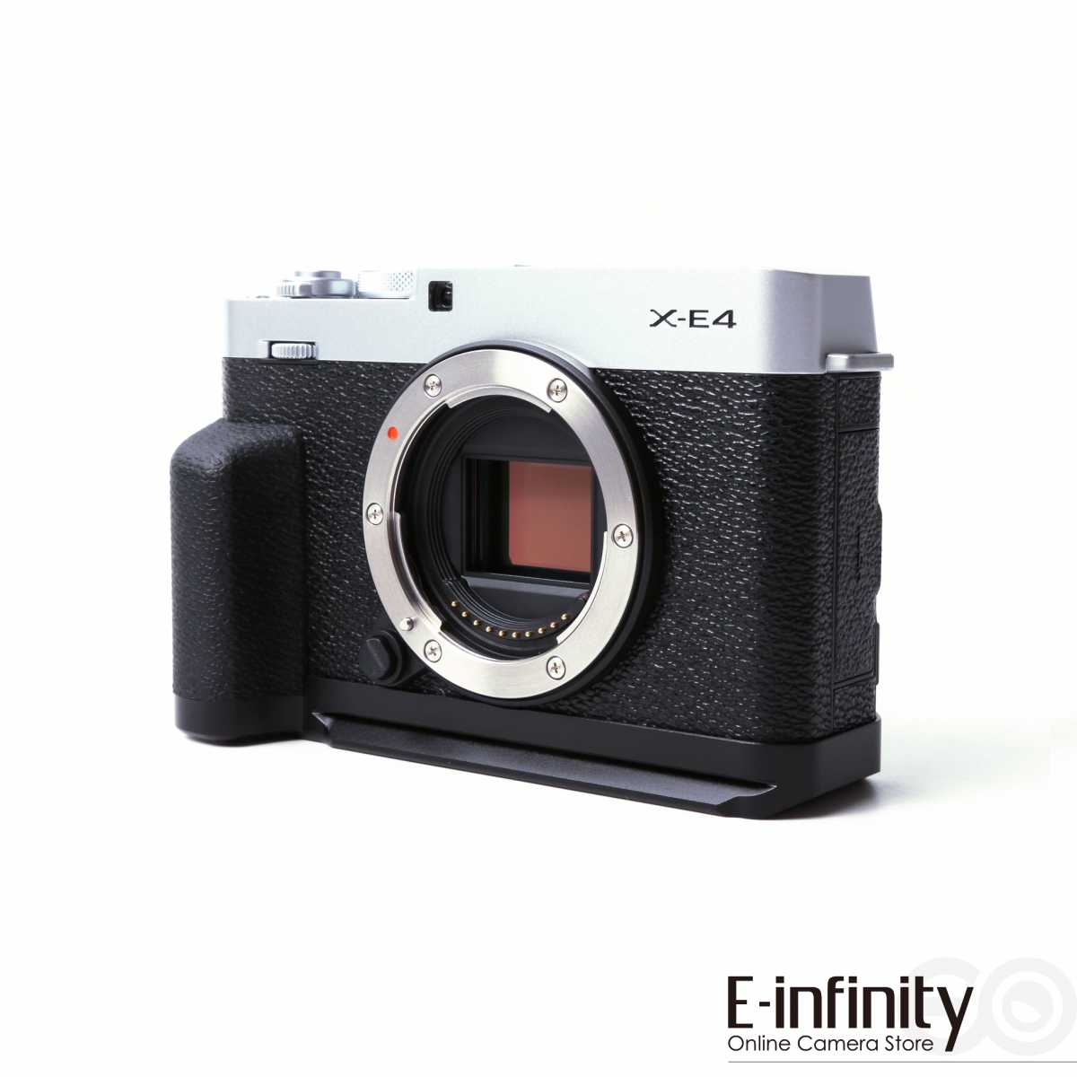 Buy Fujifilm XE4 Mirrorless Digital Camera with MHGXE4 and TRXE4 Kit (Silver) EInfinity