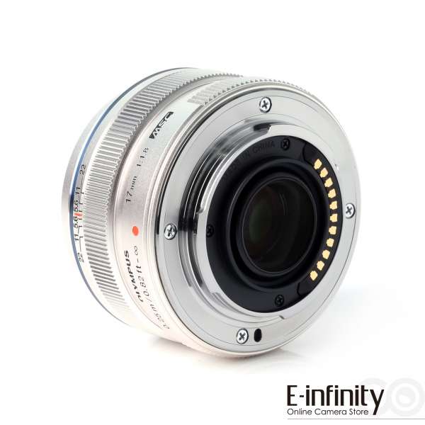 Buy Olympus M.ZUIKO DIGITAL 17mm f/1.8 Lens (Silver) - E-Infinity