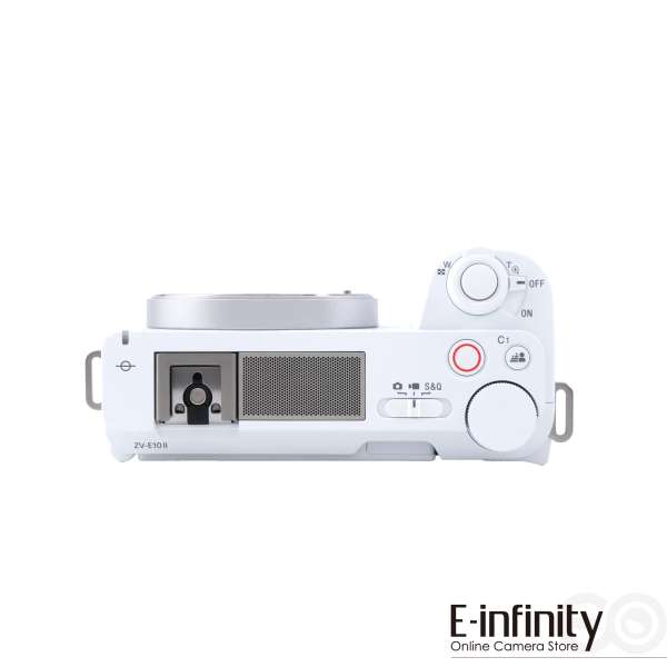 Buy Sony ZV-E10 II Mirrorless Camera Body Only (White) - E-Infinity