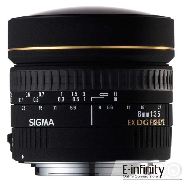 Comprar Sigma Fisheye 8mm EX DG Lente de foco automático