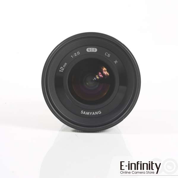 【土日限定値下げ】SAMYANG F2.0/12mm ncs cs Xマウント 土日限定値下げ】SAMYANG F2.0/12mm ncs cs Xマウント 12mm F2.0 High