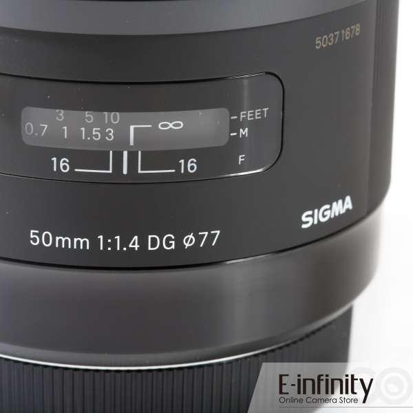 Buy Sigma Art Series 50mm f/1.4 DG HSM Lens for Canon EF - E Buy Sigma Art Series 50mm f/1.4 DG HSM Lens for Canon EF - E