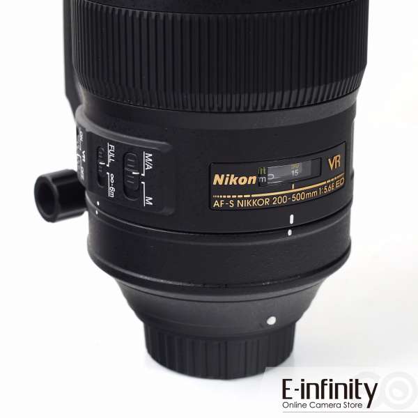 Buy Nikon AF-S NIKKOR 200-500mm f/5.6E ED VR Lens - E-Infinity Buy Nikon AF-S NIKKOR 200-500mm f/5.6E ED VR Lens - E-Infinity