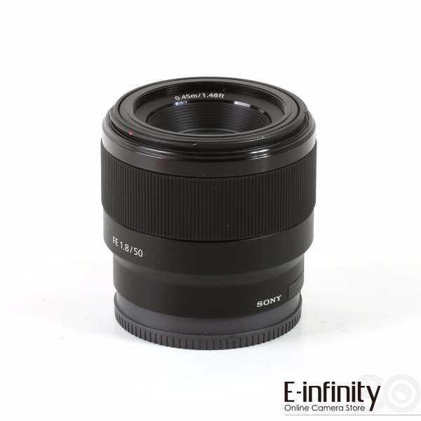 Buy Sony FE 50mm f/1.8 Lens for E-Mount SEL50F18F - E-Infinity
