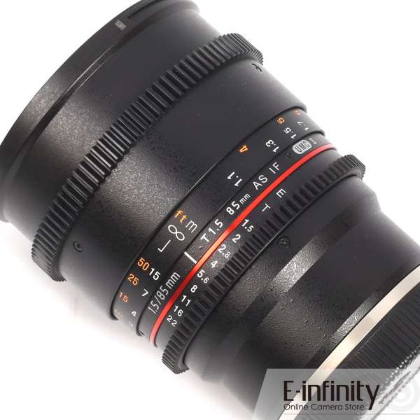 Buy Samyang 85mm T1.5 VDSLRII Cine Lens for Sony E-Mount - E
