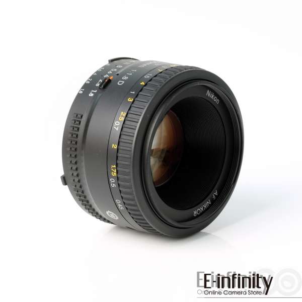 Nikon AF FX Nikkor 50mm F/1.8D - Objectif Fixe Pour Reflex Numériques Nikon