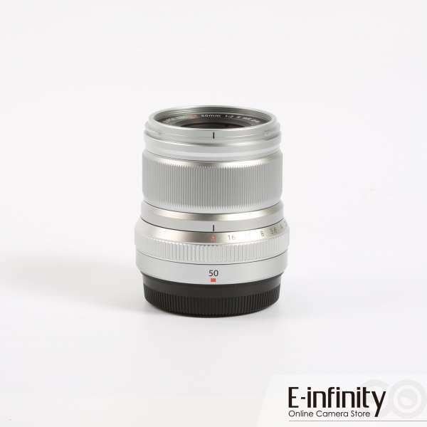 富士フィルム XF 50mm F2.0 R WR シルバー Buy Fujifilm XF 50mm f/2 R WR Lens (Silver) - E-Infinity