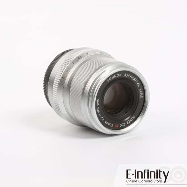 Buy Fujifilm XF 50mm f/2 R WR Lens (Silver) - E-Infinity