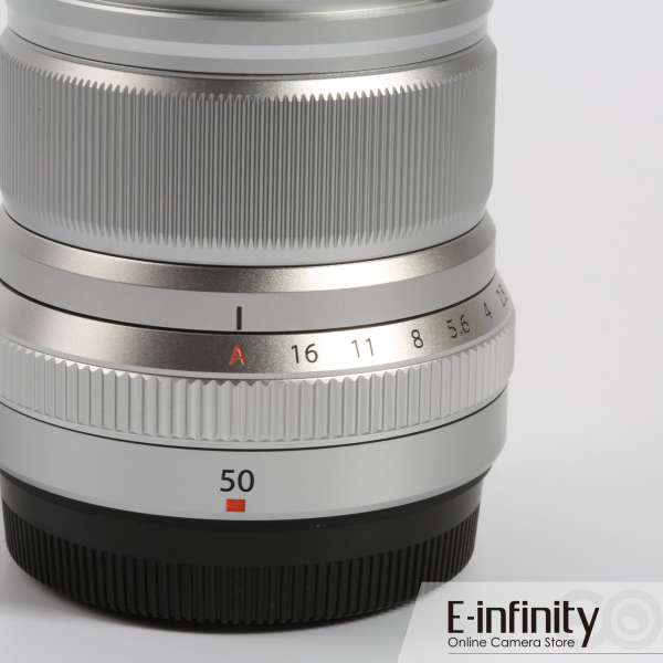 Buy Fujifilm XF 50mm f/2 R WR Lens (Silver) - E-Infinity