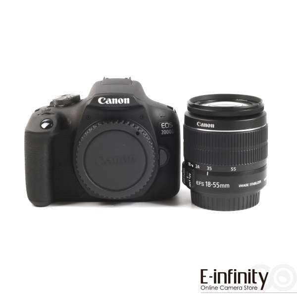 Buy Canon EOS 2000D Digital SLR Camera with EFS 1855mm f/3.55.6 IS