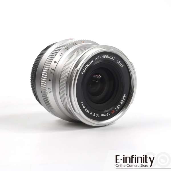 Buy Fujifilm XF 16mm f/2.8 R WR Lens (Silver) - E-Infinity