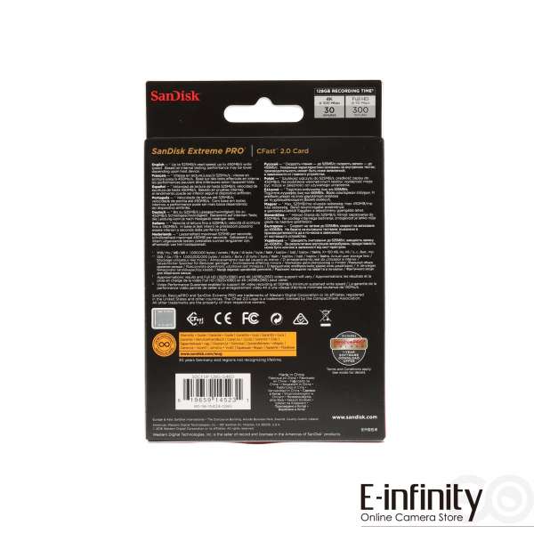 SanDisk CFast2.0カード 128GB x3, 64GB x1 Amazon.com: SanDisk 128GB Extreme PRO CFast 2.0 Memory Card