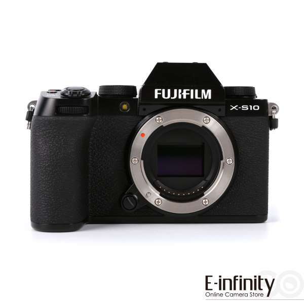 Buy Fujifilm X-S10 Mirrorless Digital Camera Body Only (Black) - E-Infinity