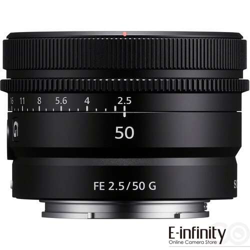 Buy Sony FE 50mm f/2.5 G Lens (SEL50F25G) - E-Infinity