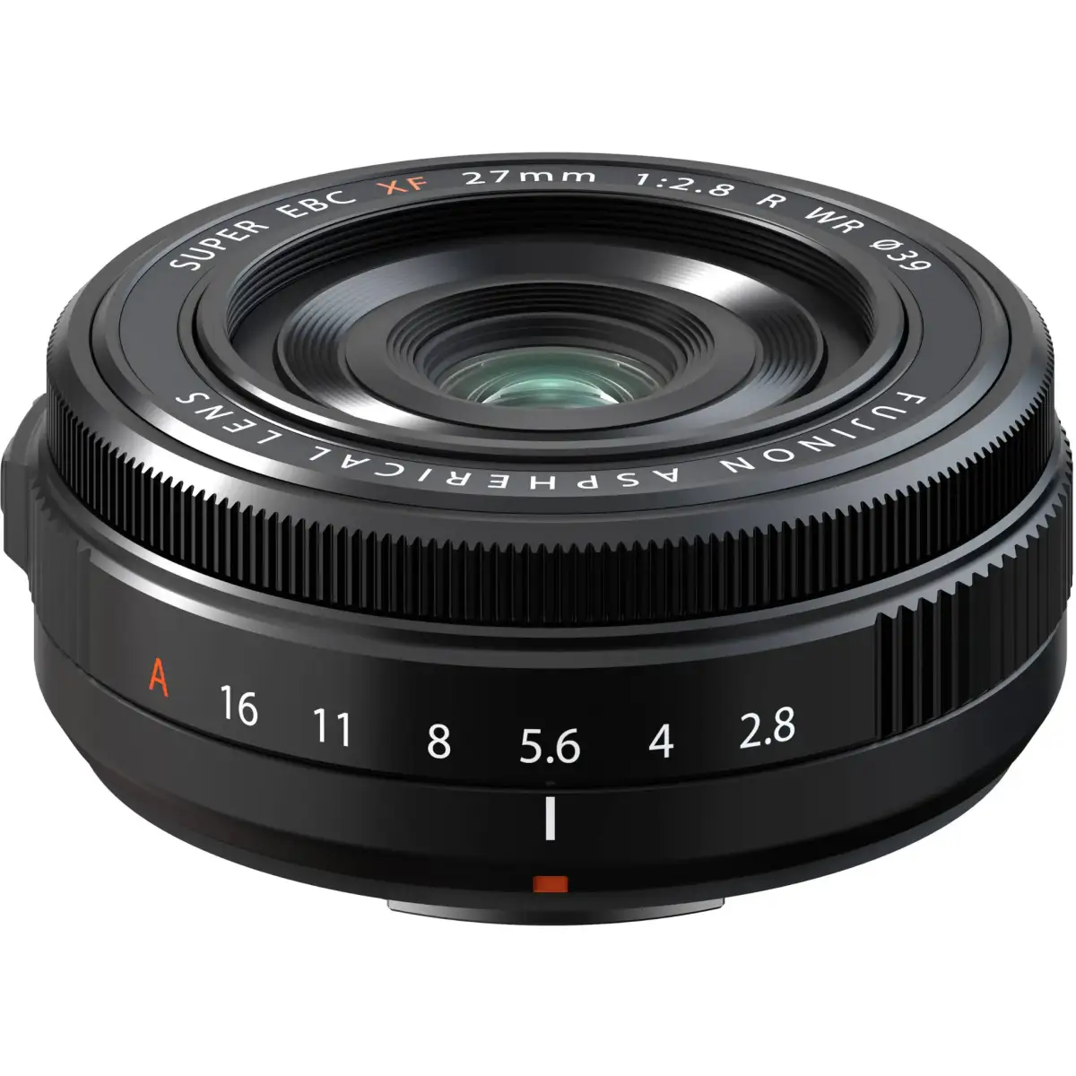 FUJIFILM Fujinon XF27mm F2.8 R WR – Obiettivo Pancake Impermeabile E Resistente A Polvere E -10°C, Per Fotocamere X Series