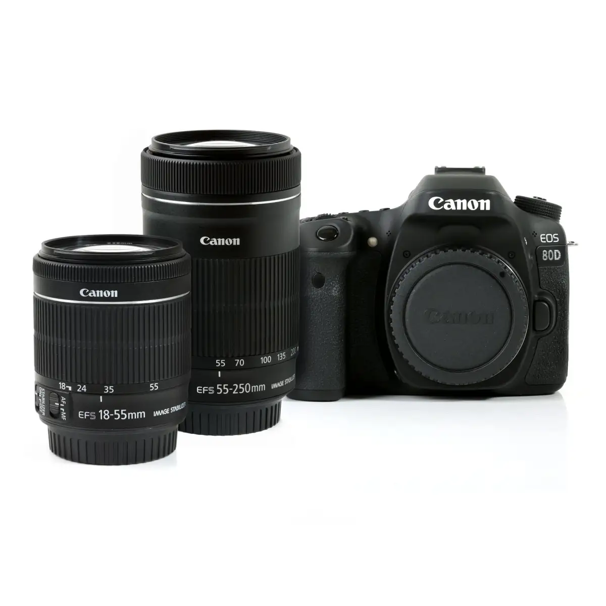 Buy Canon EOS 80D Digital Camera + 18-55mm IS STM + 55-250 IS STM