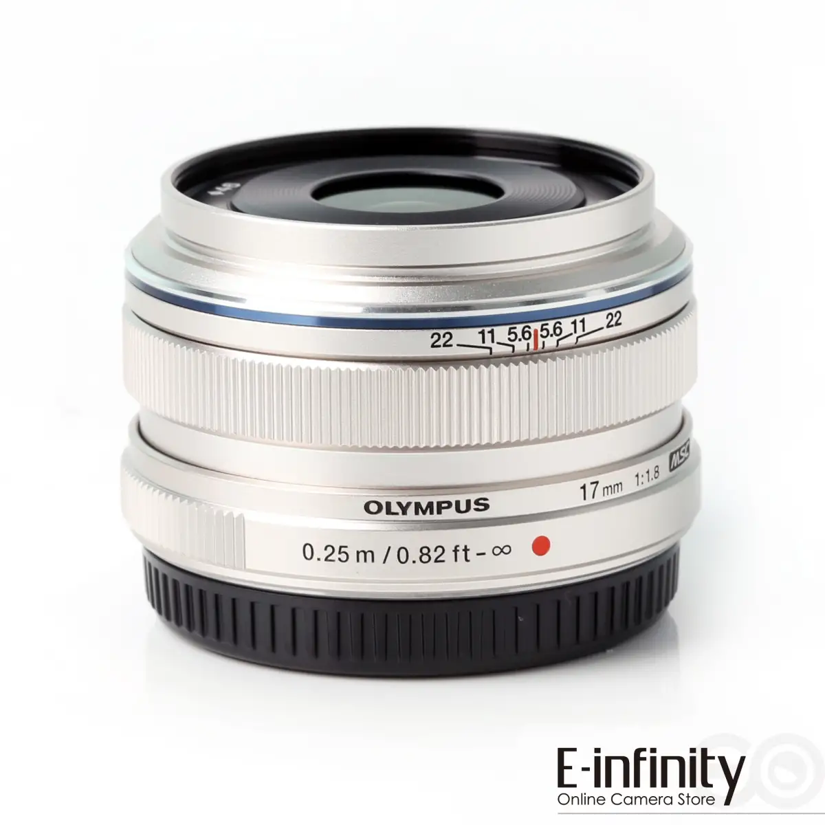Buy Olympus M.ZUIKO DIGITAL 17mm f/1.8 Lens (Silver) - E-Infinity