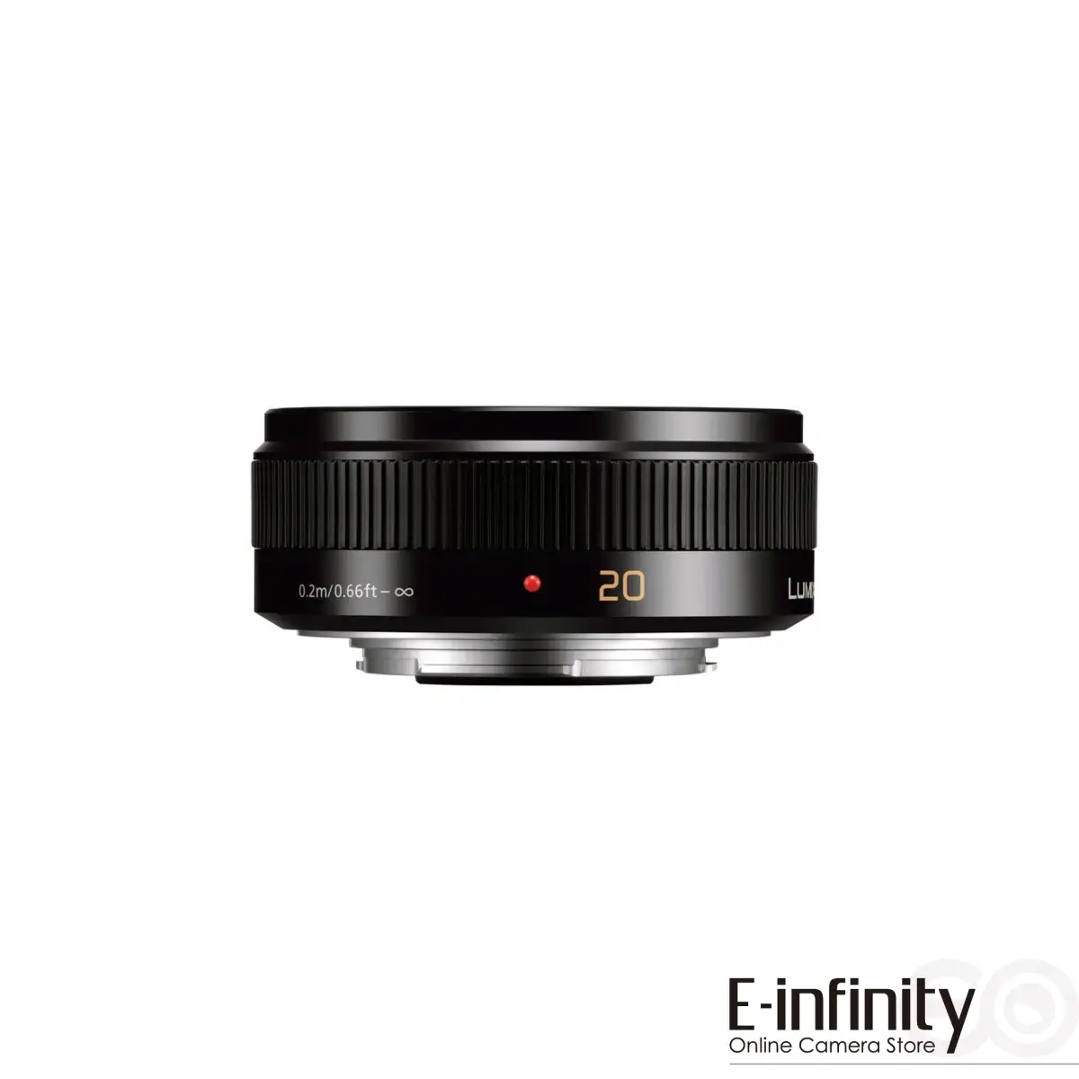 Buy Panasonic Lumix G 20mm f/1.7 II ASPH. Lens (Black) - E-Infinity