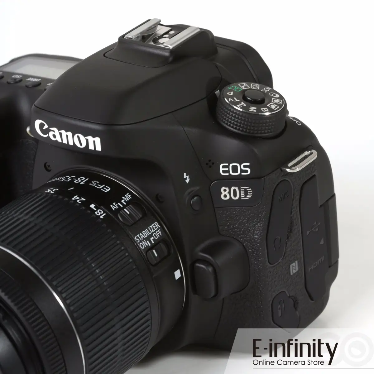 Buy Canon EOS 80D Digital SLR Camera + 18-55mm f/3.5-5.6 IS STM