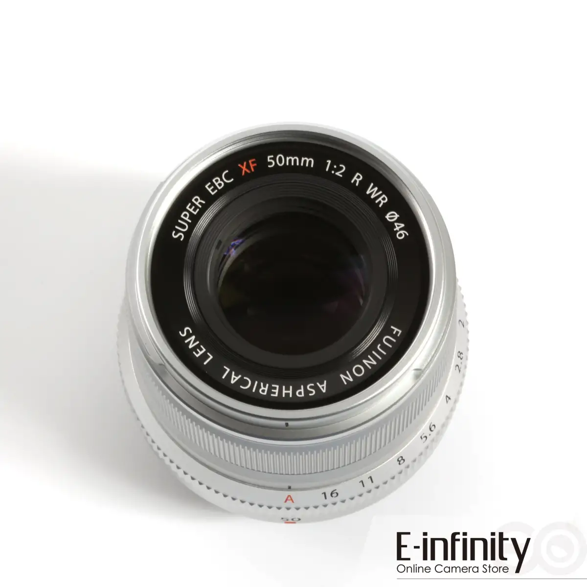 Buy Fujifilm XF 50mm f/2 R WR Lens (Silver) - E-Infinity