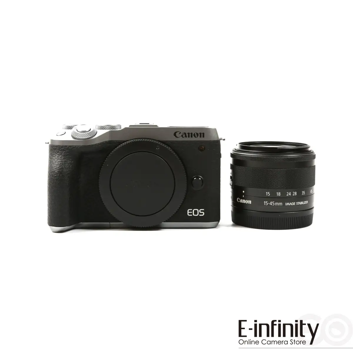 Cumpără Kit Canon EOS M6 Mark II cu kit obiectiv EF-M 15-45mm f