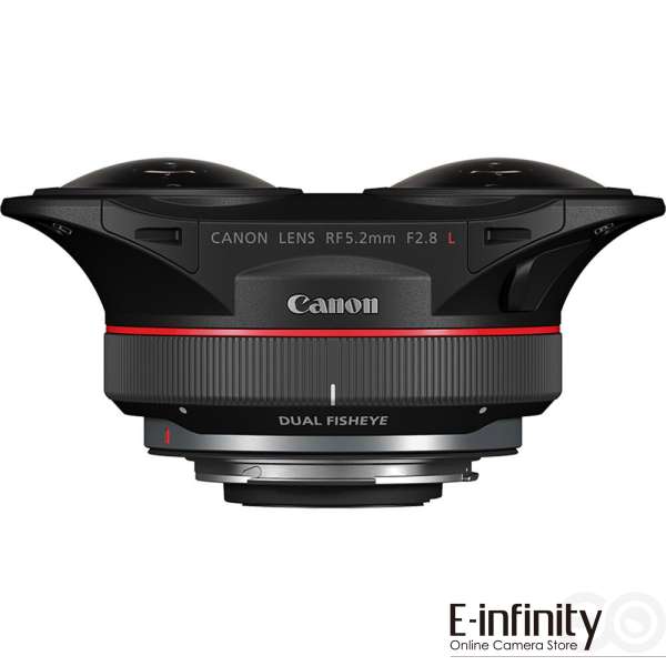 Canon RF 5,2 mm f/2,8 L Dual-Fisheye-Objektiv