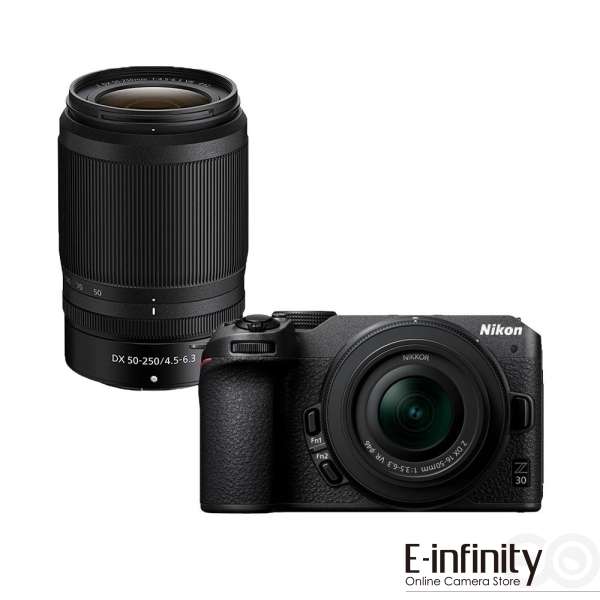 Nikon Z30 Mirrorless Digital Camera with 16-50mm + 50-250mm Lenses