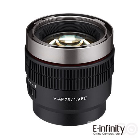 Samyang V-AF 75mm T1.9 FE għal Sony E