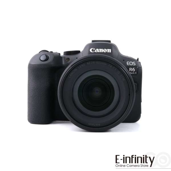 Canon EOS R6 II spiegellose Digitalkamera mit 24-105 mm f/4-7,1 Objektiv