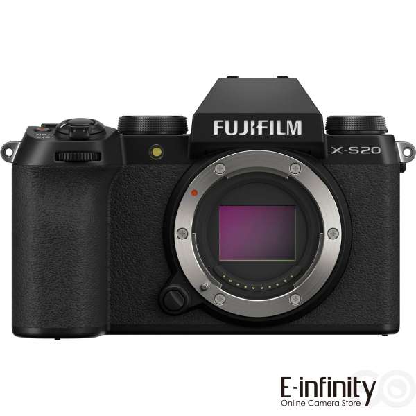 Fujifilm X-S20 Mirrorless Fotocamera Digitale Solo Corpo (Nero)