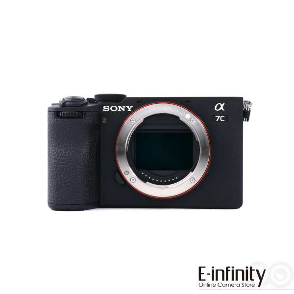 Nur spiegelloses Kameragehäuse Sony a7C II (Schwarz)
