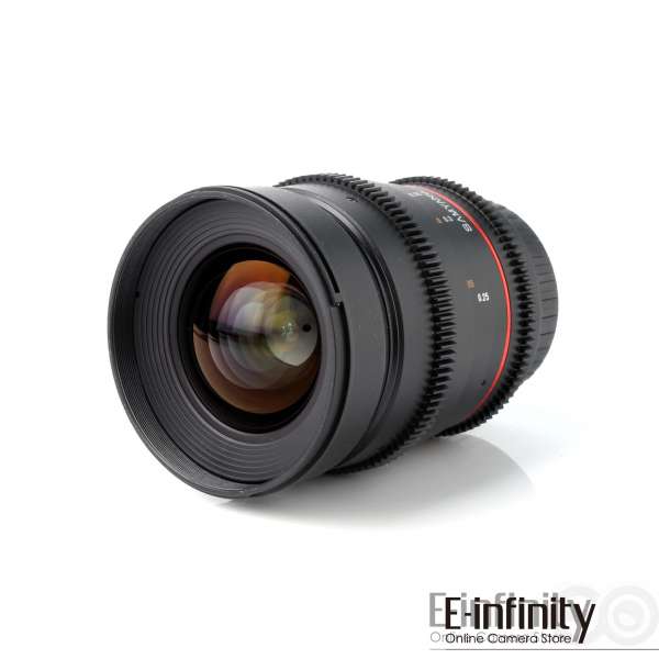 Samyang 24 mm T1,5 VDSLRII Cine-Objektiv für Canon EF Mount