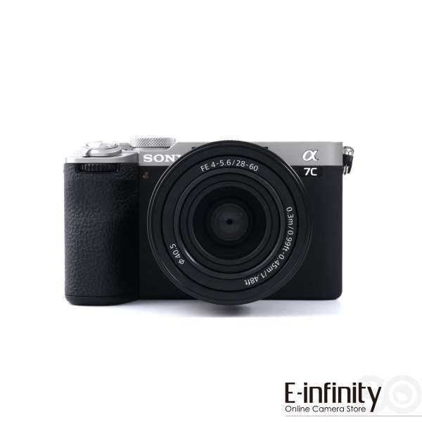 Sony a7C II Mirrorless Camera with 28-60mm Lens (Silver)