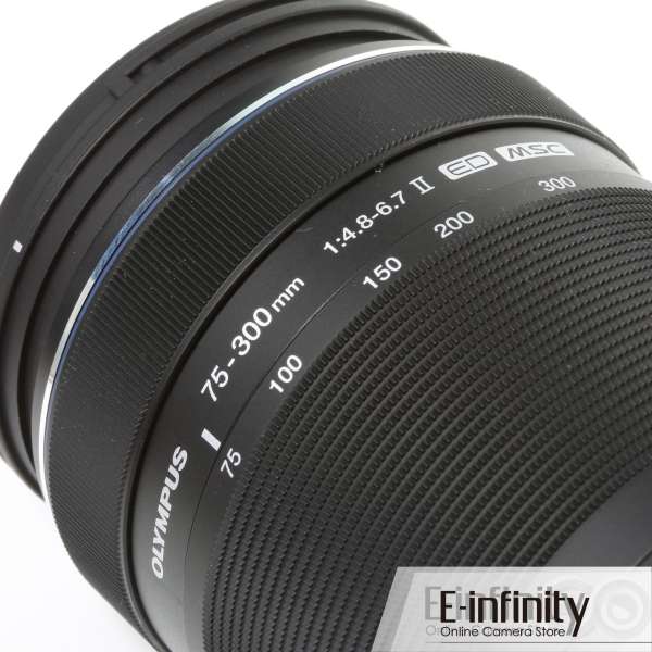 Buy Olympus M.ZUIKO DIGITAL ED 75-300mm II f4.8-6.7 Lens (Black