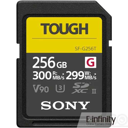 Sony 256GB SF-G Tough Series UHS-II SDXC Memory Card (SF-G256T)