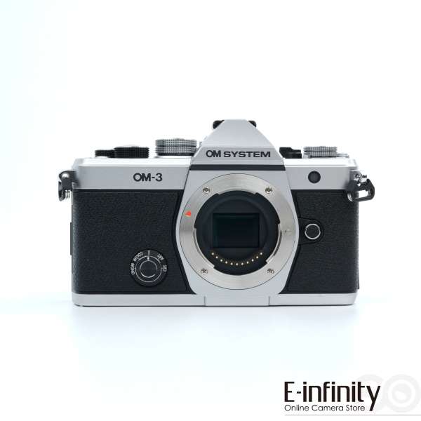 Cuerpo de cámara sin espejo Olympus OM SYSTEM OM-3 (plateado)