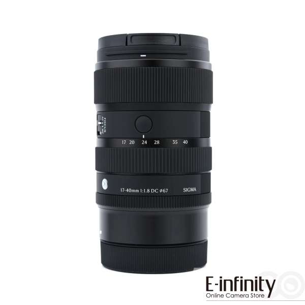 Objectif Sigma 17-40 mm f/1,8 DC Art pour monture Canon RF