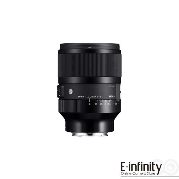 Sigma 50mm f/1.2 DG DN Art -objektiivi Sony E-bajonetille