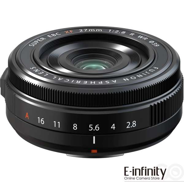 Fujifilm XF 27mm f/2.8 R WR Lens (Black)