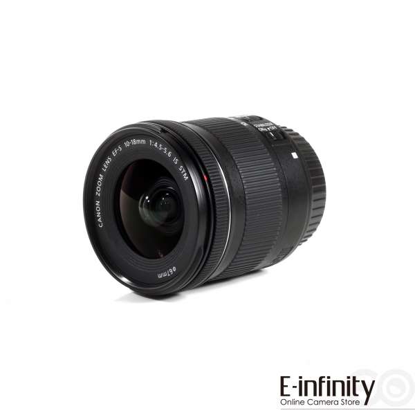 Canon EF-S 10-18mm f/4.5-5.6 IS STM Lens (Retail Box)